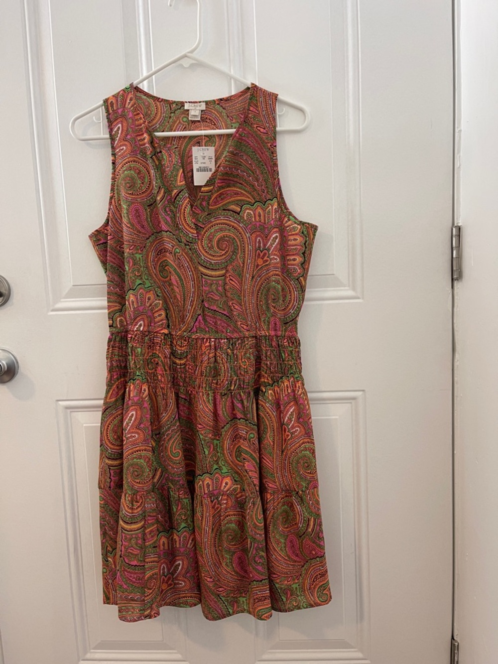 J.Crew Paisley Print Sleeveless Dress – Size 4 | NWT 🌸